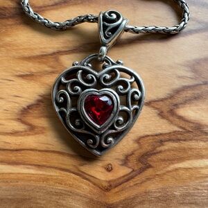 Brighton Silver Heart Necklace